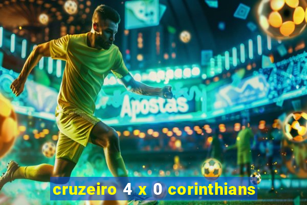 cruzeiro 4 x 0 corinthians